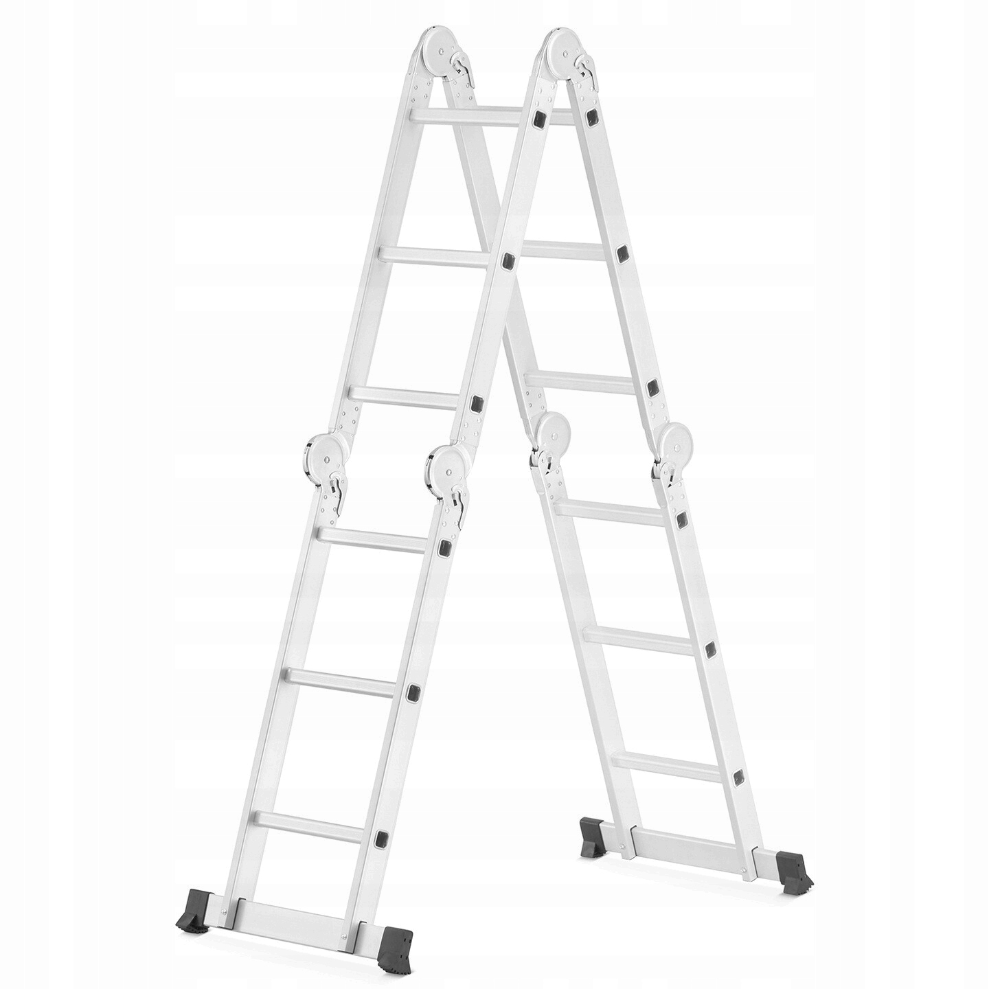Drabina aluminiowa przegubowa składana wielofunkcyjna 4x3 HIGHER mocna — 15
