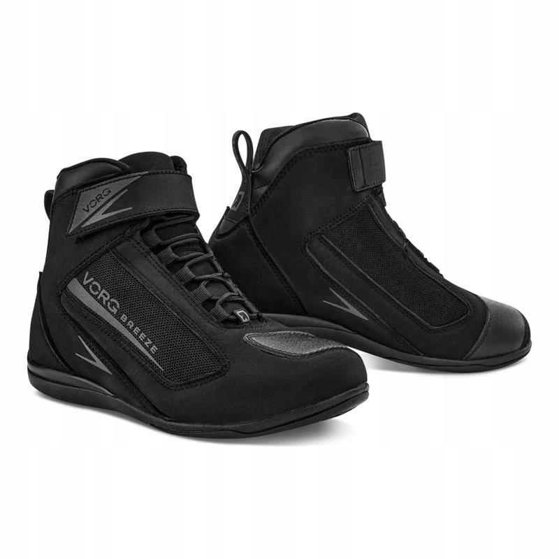 Krátke motocyklové topánky Vorg Breeze Black čierne Darčeky