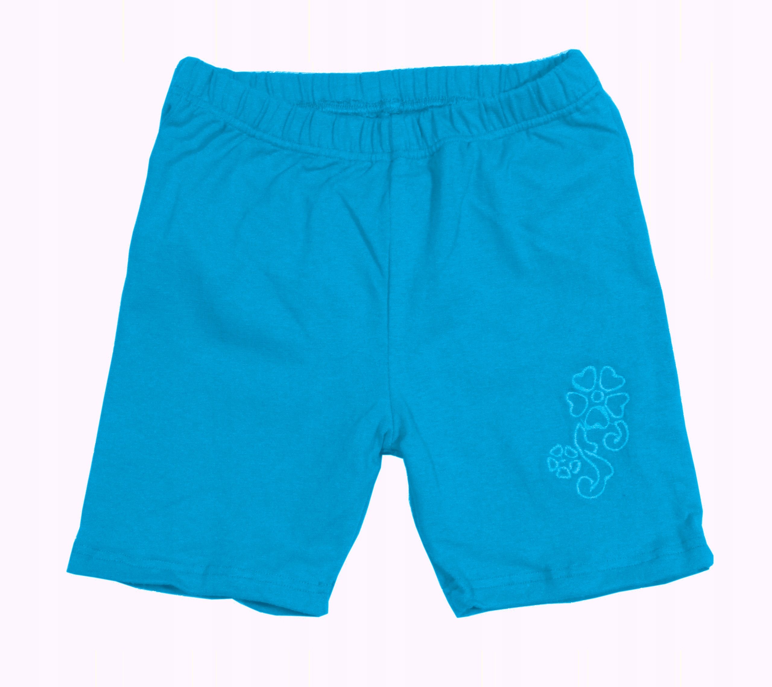 

Legginsy getry krótkie spodenki bawełna 140 turkus