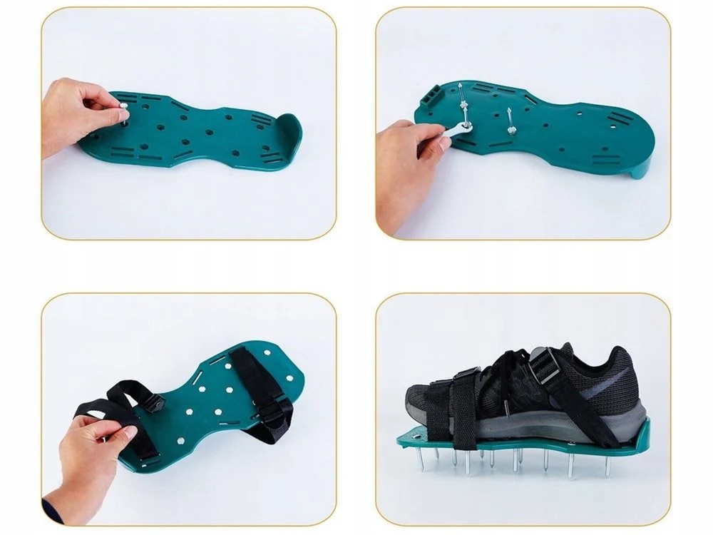 AERATOR WERTKULATOR DO TRAWNIKÓW NAPOWIETRZANIA DUŻE KOLCE NA BUTY AREATOR Rodzaj aerator