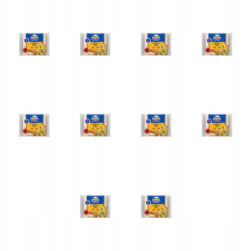 Hochland Toast. Krémový sýr tavený v plátcích 130 g X10