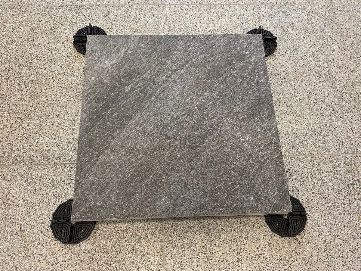 Gres balkon taras graphite 60x60 stone grafit