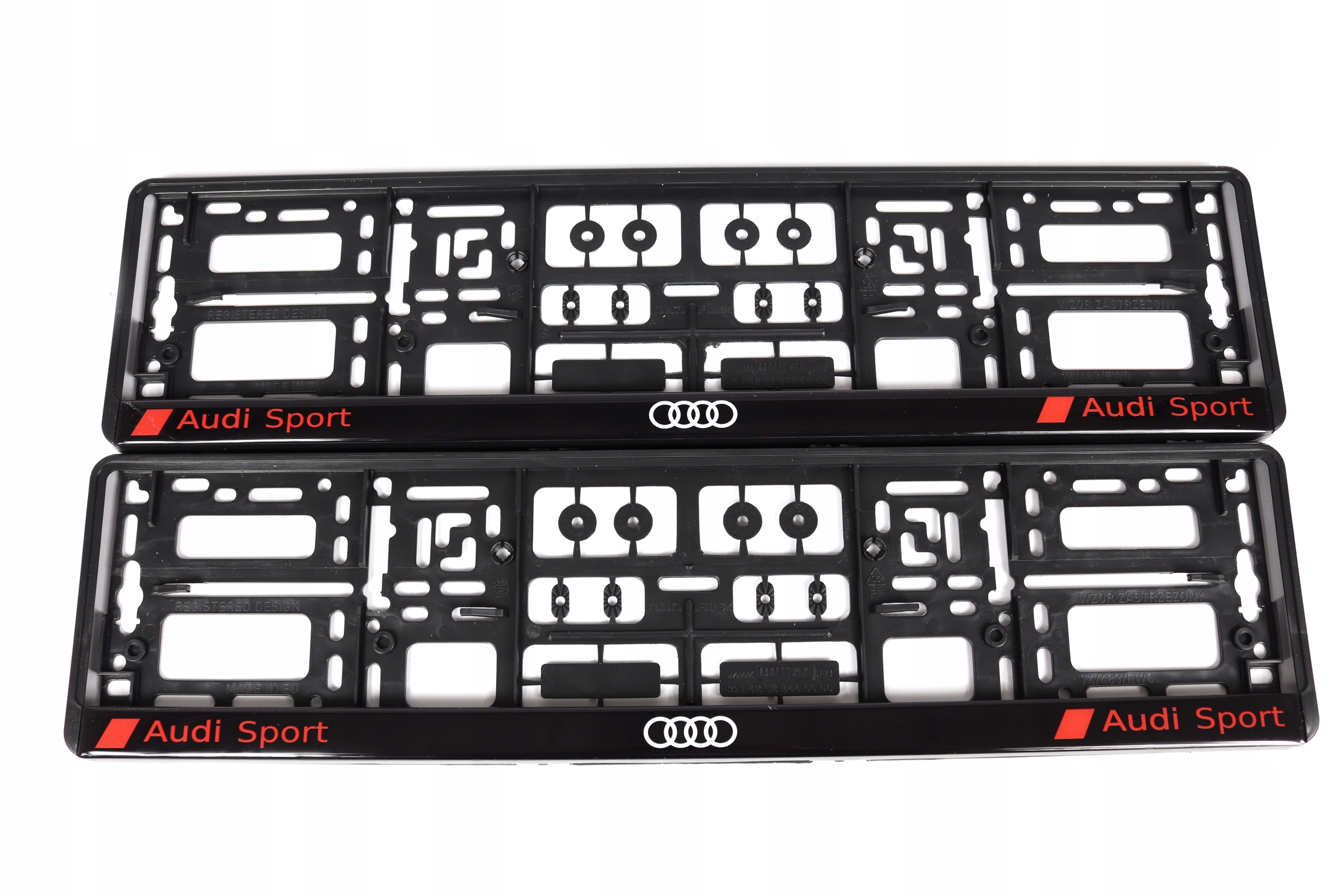 

Ramki Tablicy Rejestracyjnej Logo Audi Sport 2SZT