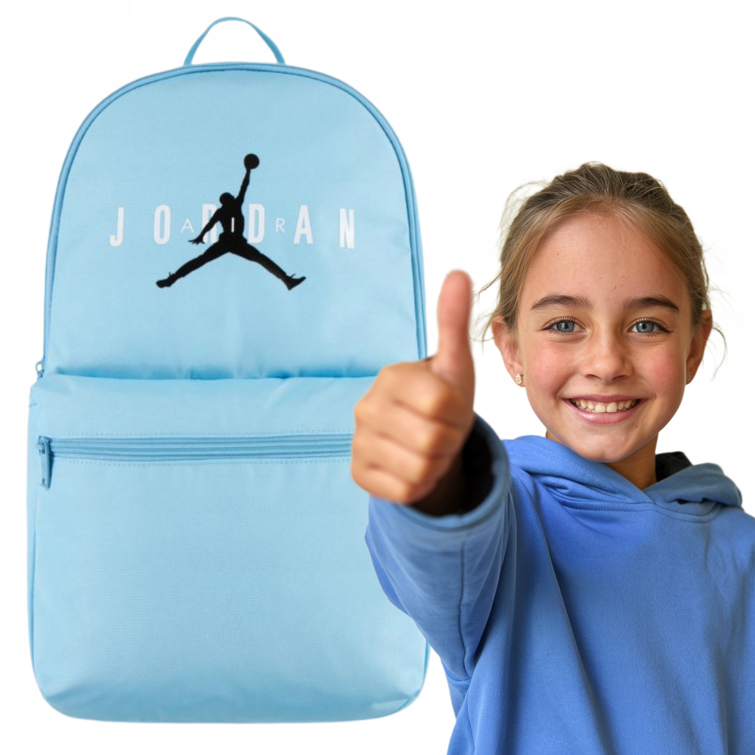 Velký Školní batoh Nike Jordan Daypack sportovní mládežnický modrý 23 l