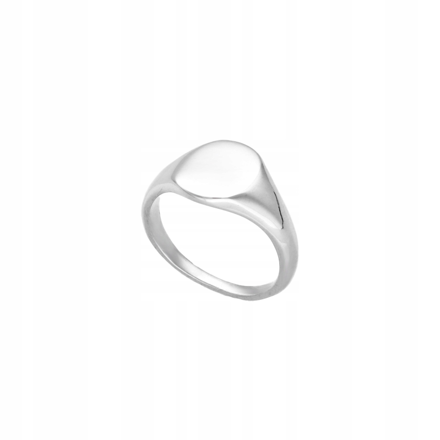 Signet hladký stříbro rhodiované vel. 13