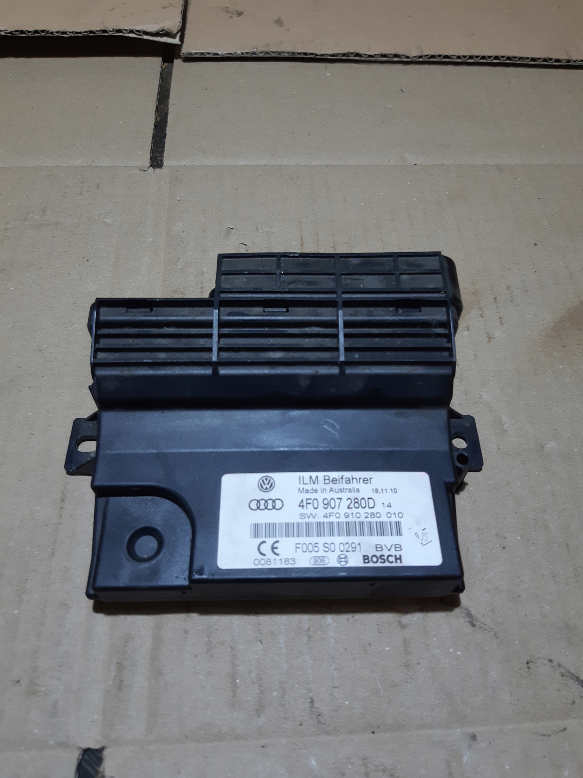 AUDI Q7 4L A6 C6 Module Unité de contrôle MOCY ILM 4F0907280D