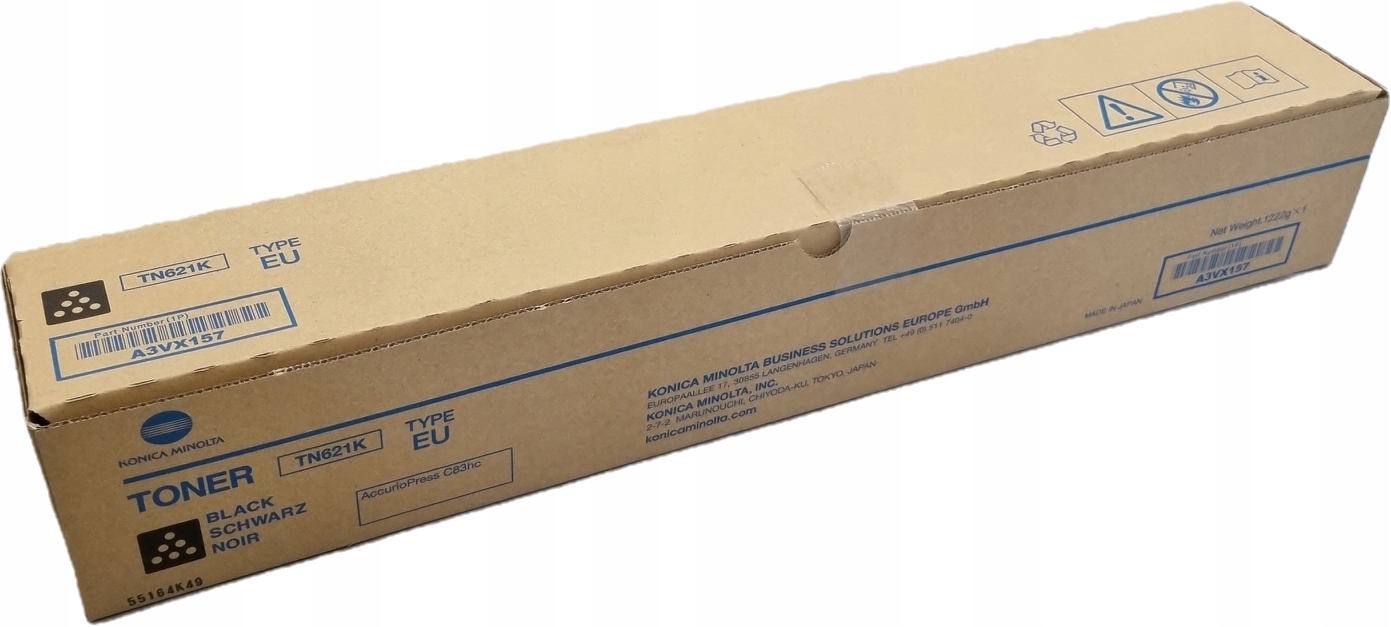Originální toner TN-621K A3VX157 pro Konica Minolta Accuriopress C83Hc