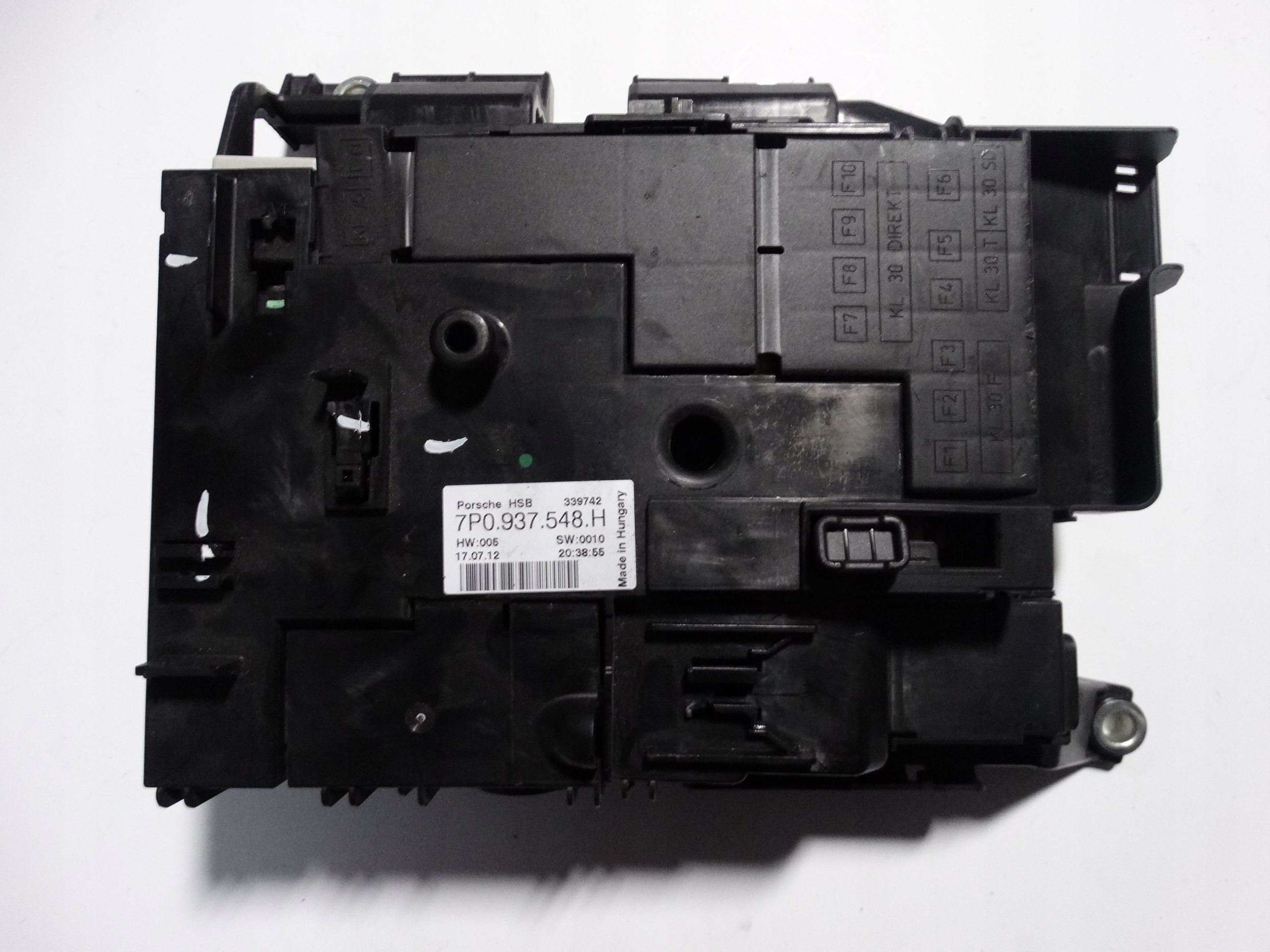 module fuse box PORSCHE CAYENNE 7P5 1 9