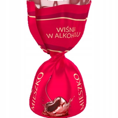 Levně 1x 7.5 kg Mieszko višeň v alkoholu bonbóny
