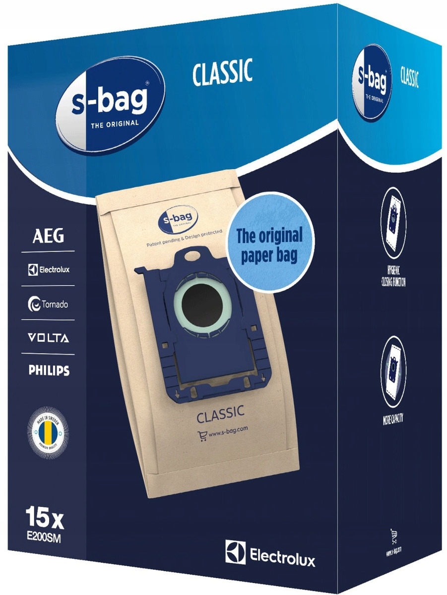 

Worki Electrolux S-bag E200SM Classic 15SZT