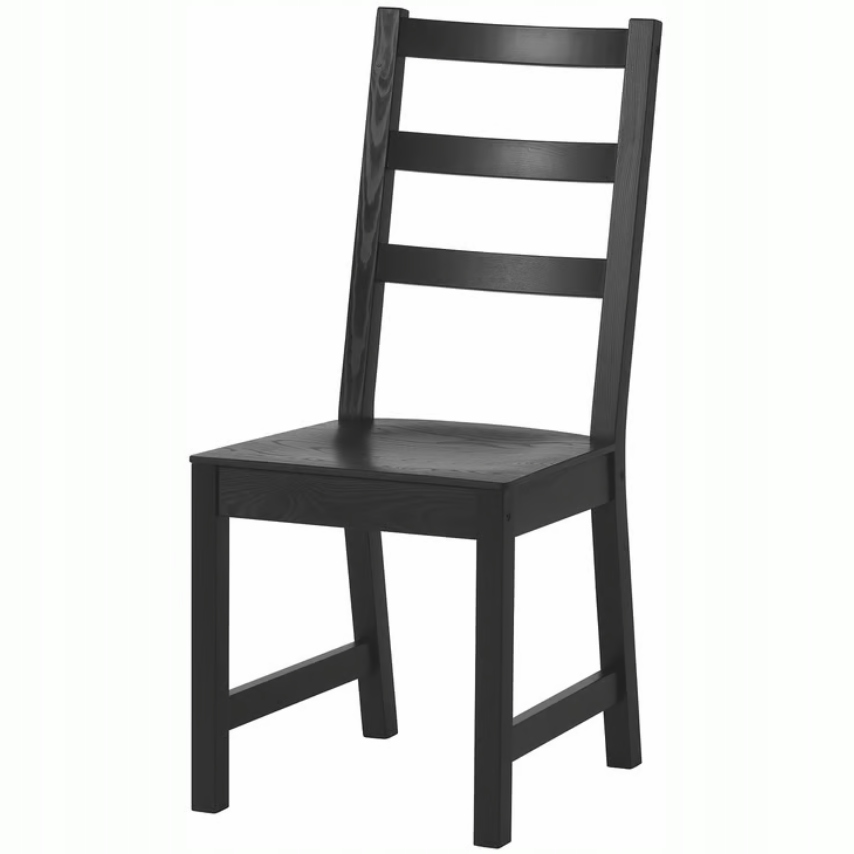 Ikea Nordviken Stolička, čierna