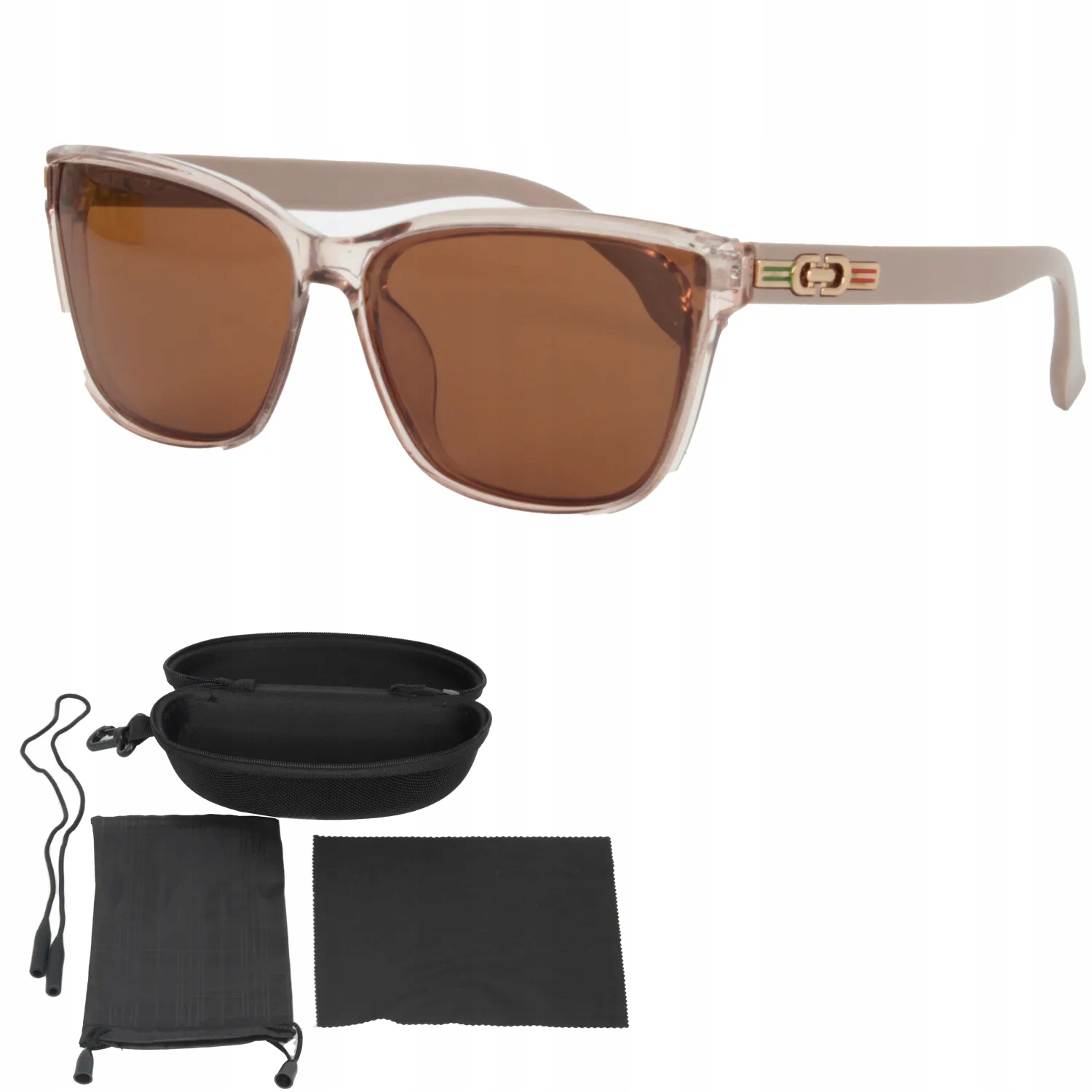 Ochrana a styl Dámské transparentní sluneční brýle PR9107C5