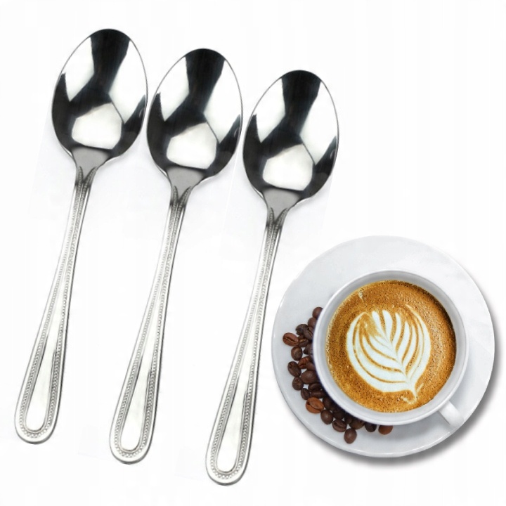 

Łyżeczki do herbaty 6 mocca komplet zestaw Olivia