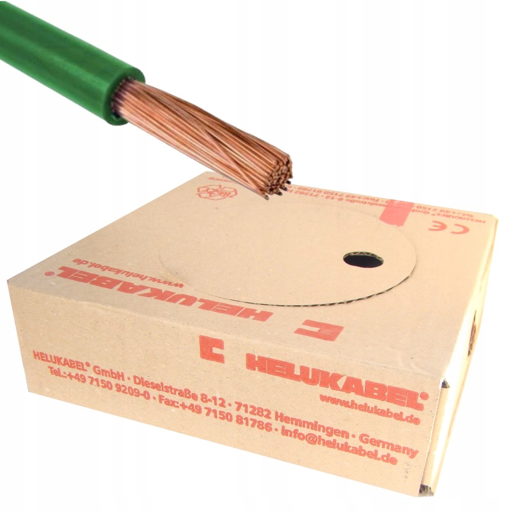 Kábel H07V-K 1,5 mm2 Zelený 100 mb