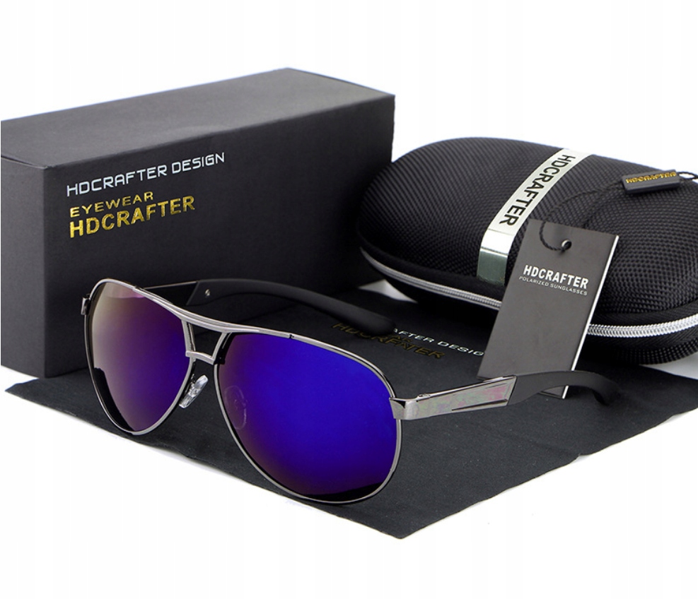 

Okulary przeciwsłoneczne Hdcrafter Aviator UV400
