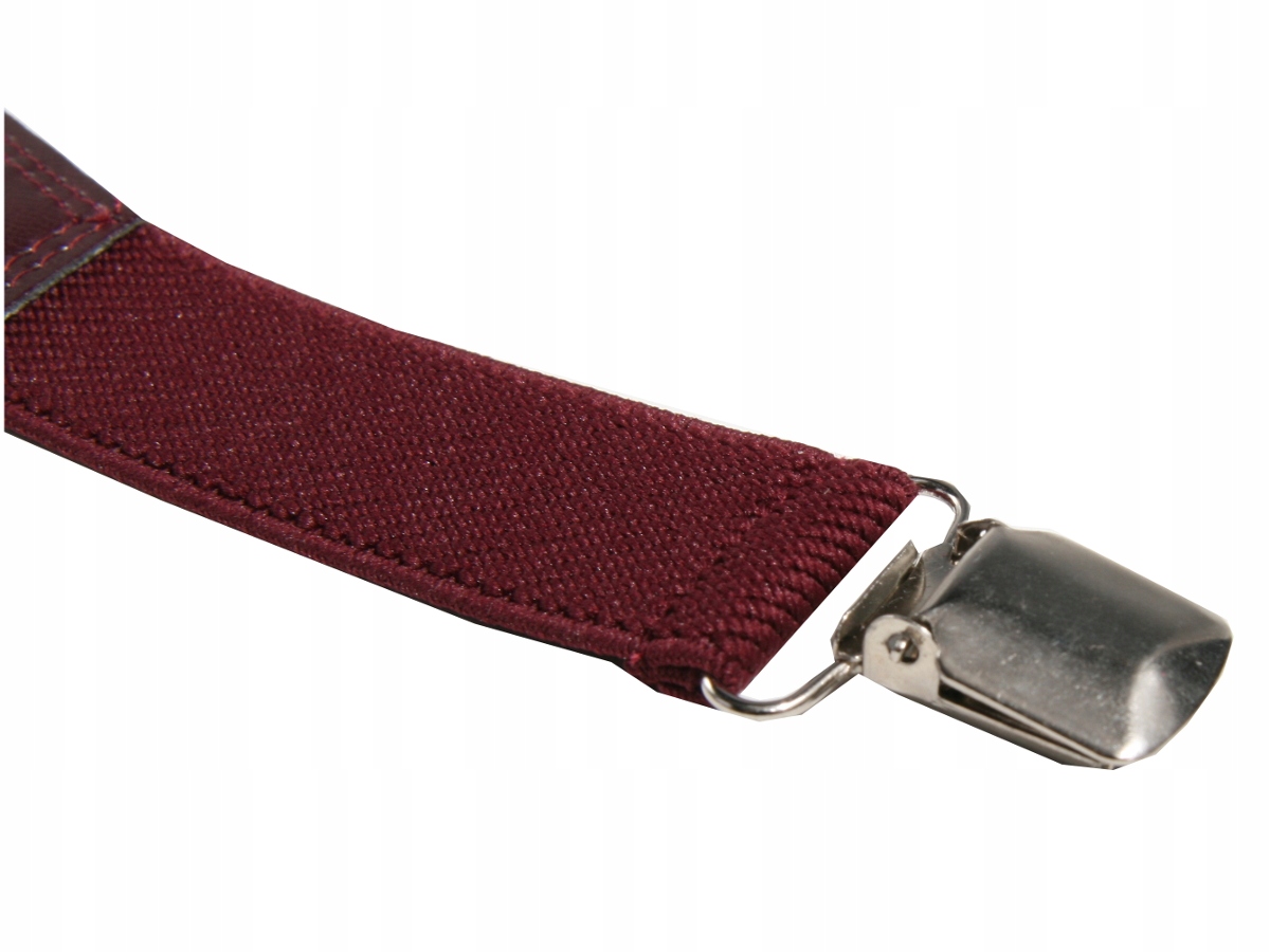 SZELKI DO SPODNI DZIECIĘCE - BORDOWE Kolor czerwony