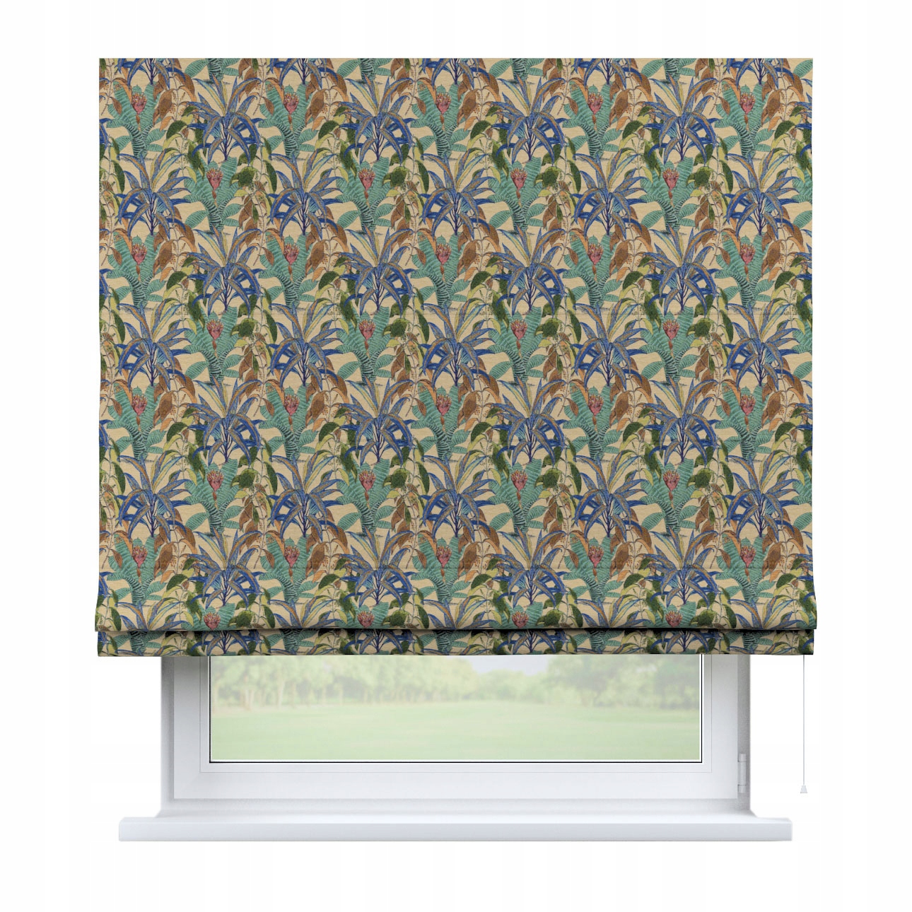 Hotová římská roleta Bari 120 x 180 cm modrá