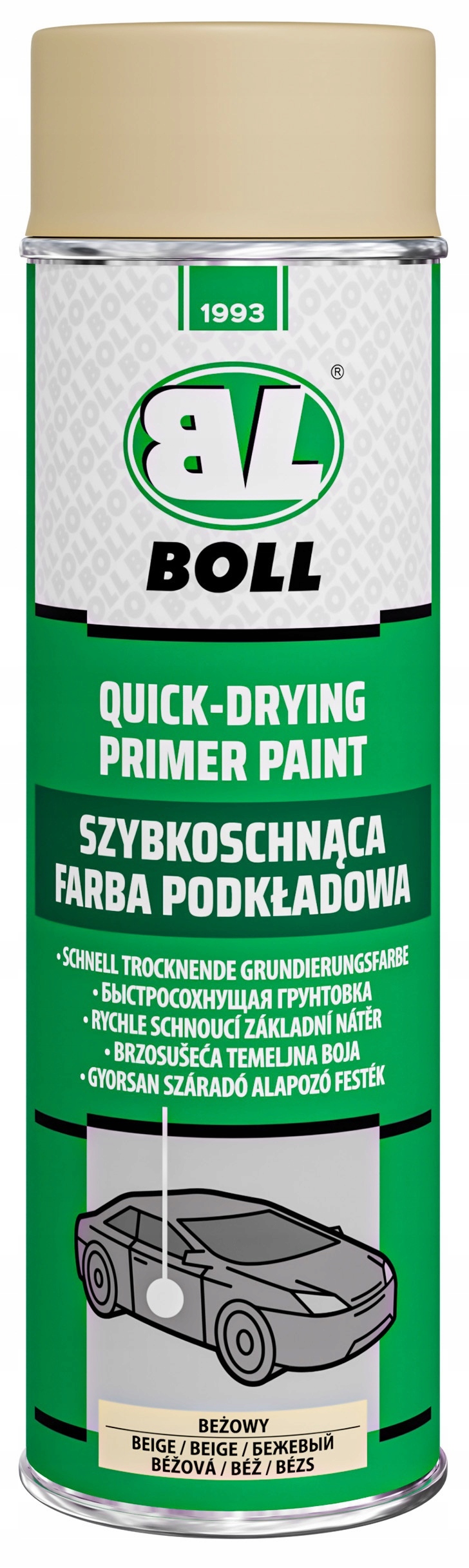 Boll szybko schnąca farba podkładowa spray Beżowy