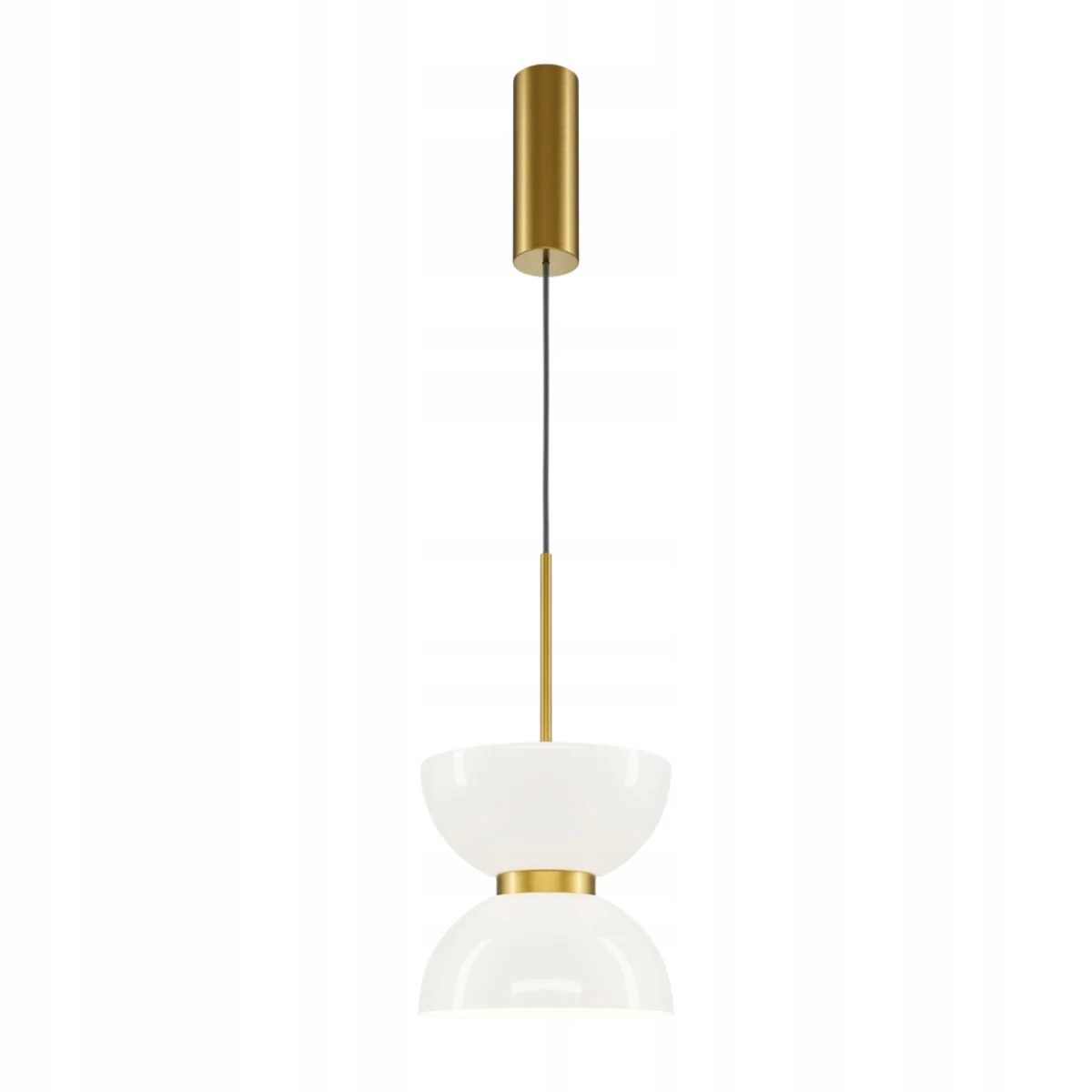 Zlatá závesná lampa s bielym tienidlom Kyoto Led 11W Maytoni