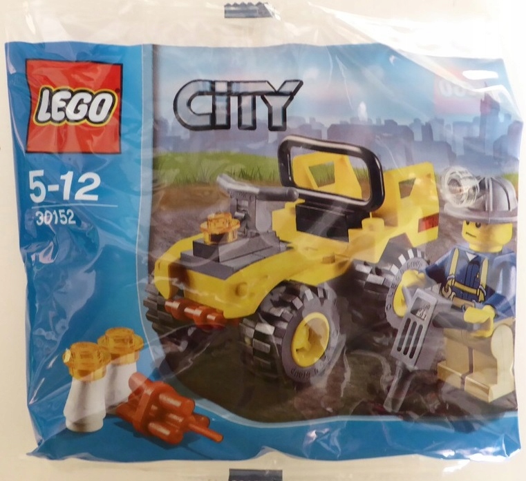Lego City 30152 Polybag Mining Quad/Górniczy Quad