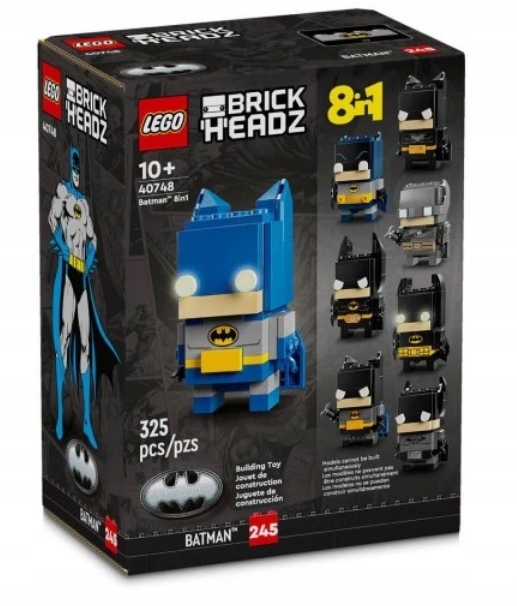 Lego 40748 Brickheadz DC Figurka Batman 8 V 1
