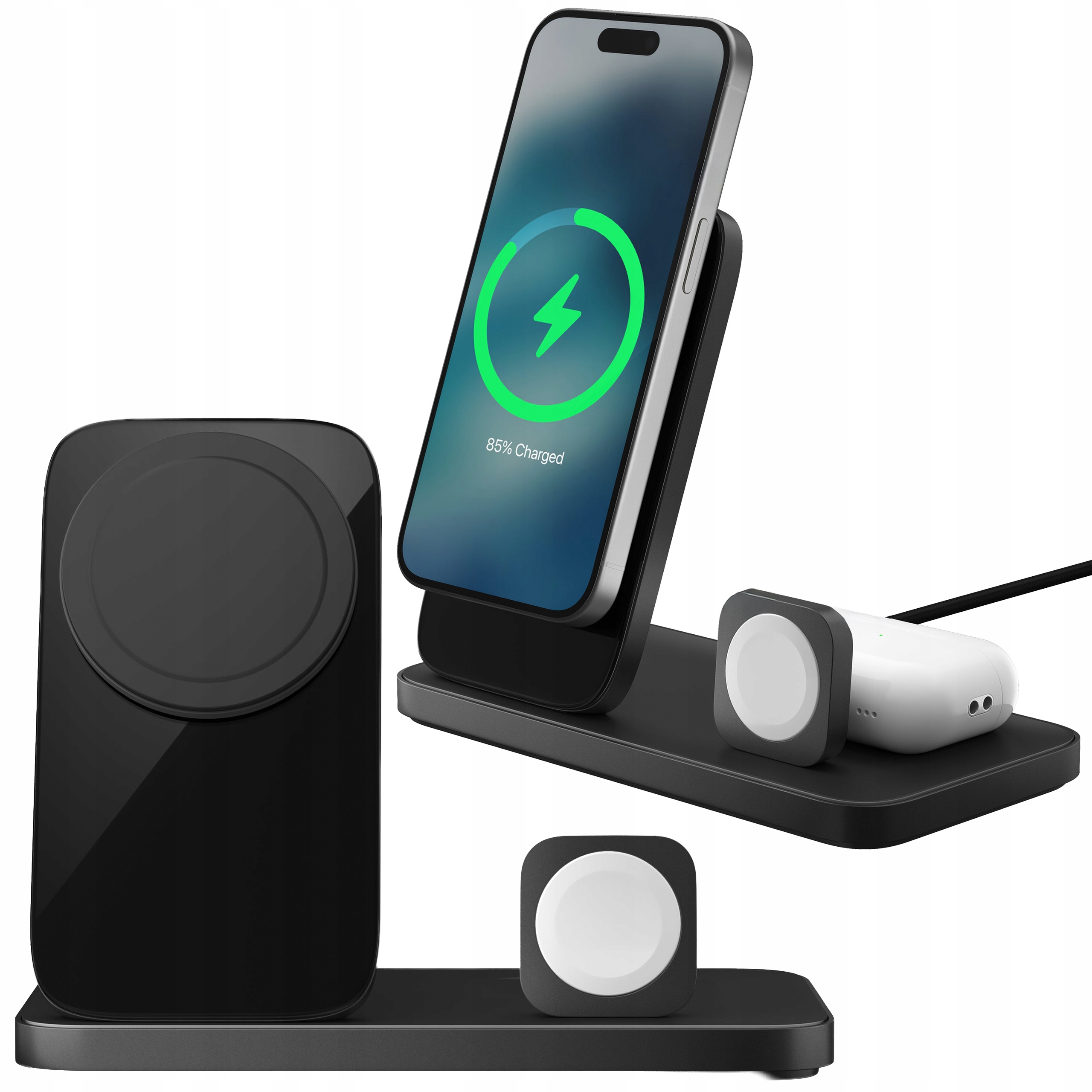 Nomad Stand One Max – Bezdrátová nabíječka s MagSafe Qi2 25W pro Apple