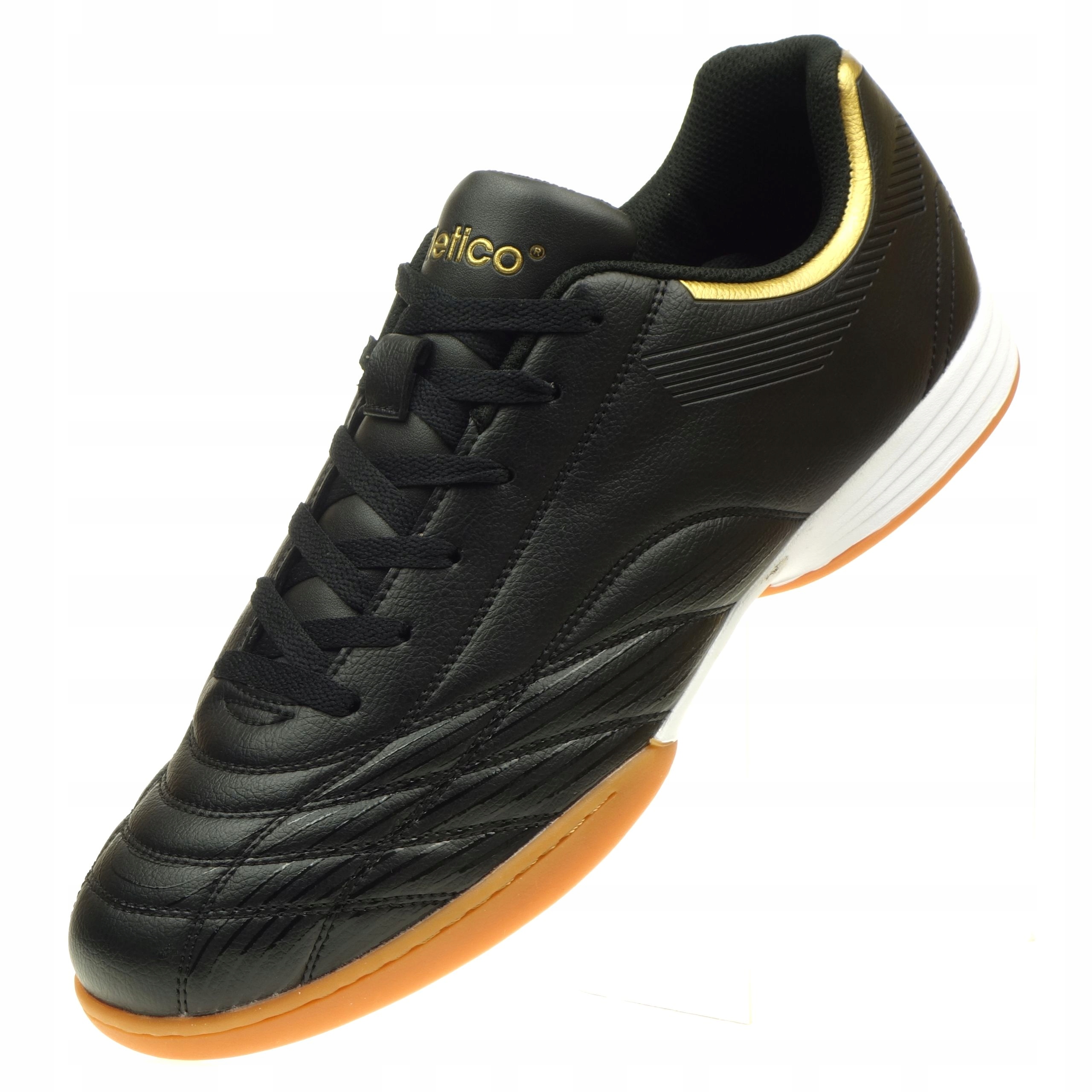 Halové boty Atletico Sportovní boty Fotbalové boty Šité Černé 44