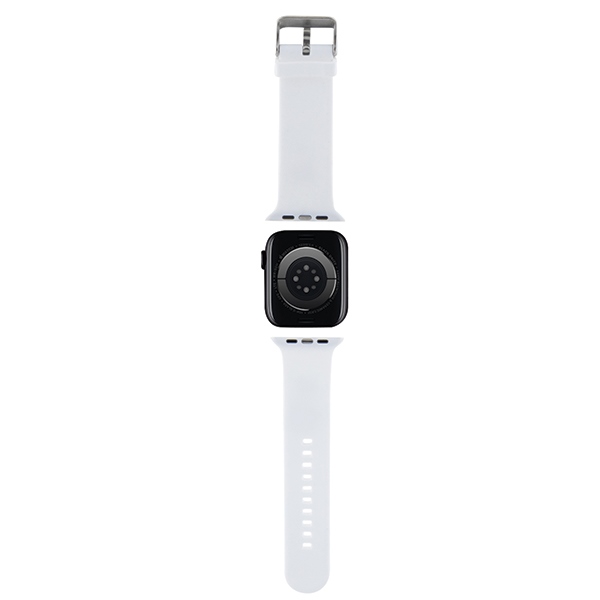 Karl Lagerfeld Pasek Klawlslcnh Apple Watch 42/44/45/49mm biały/white strap