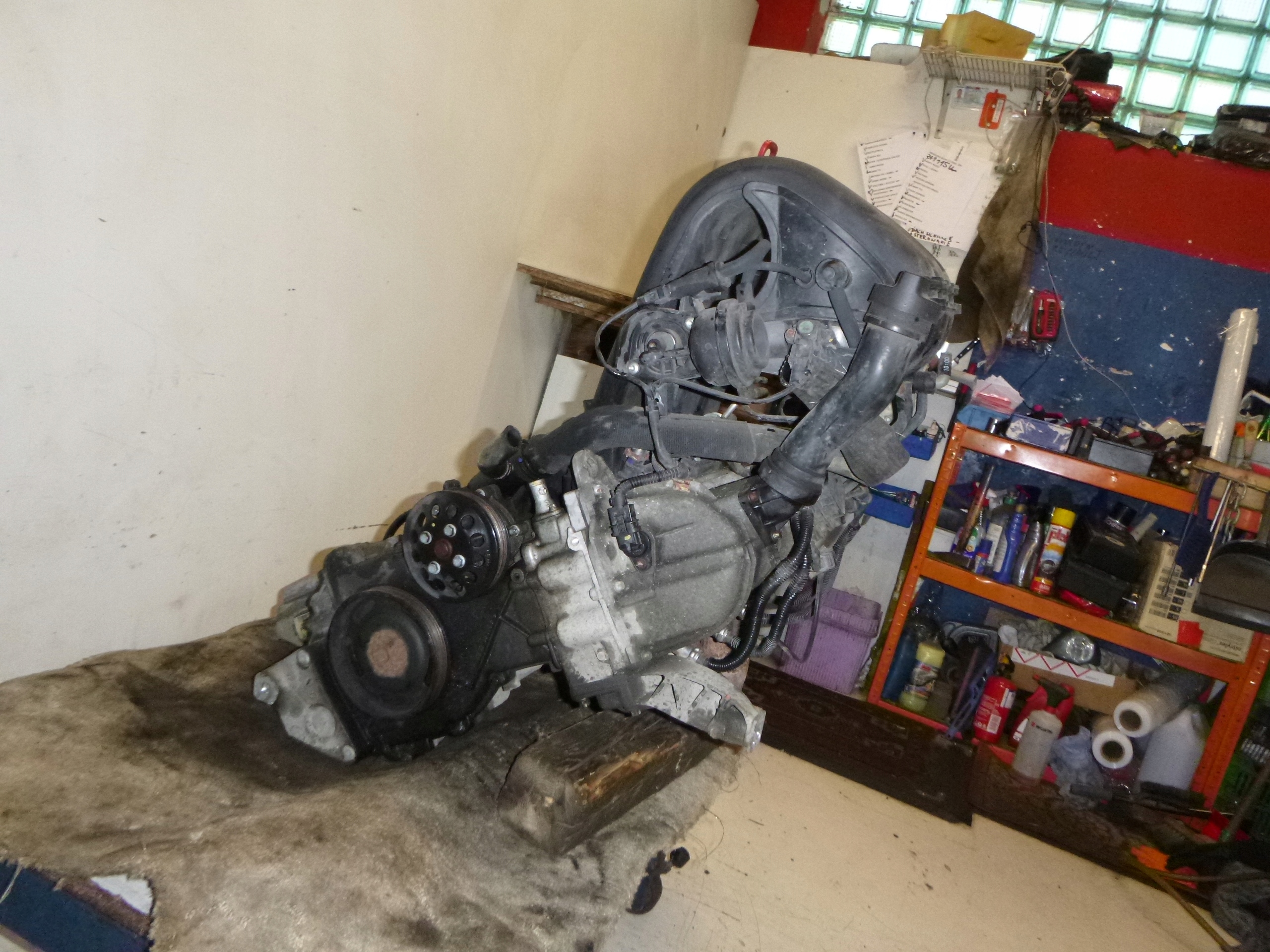 engine complete Mercedes W169 1.5 b 2003r. M266.920 Kompresja!!!