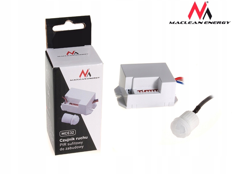 CZUJNIK RUCHU PIR 230V 800W LED Z CZUJKĄ MINI DO Z EAN (GTIN) 5903292802893