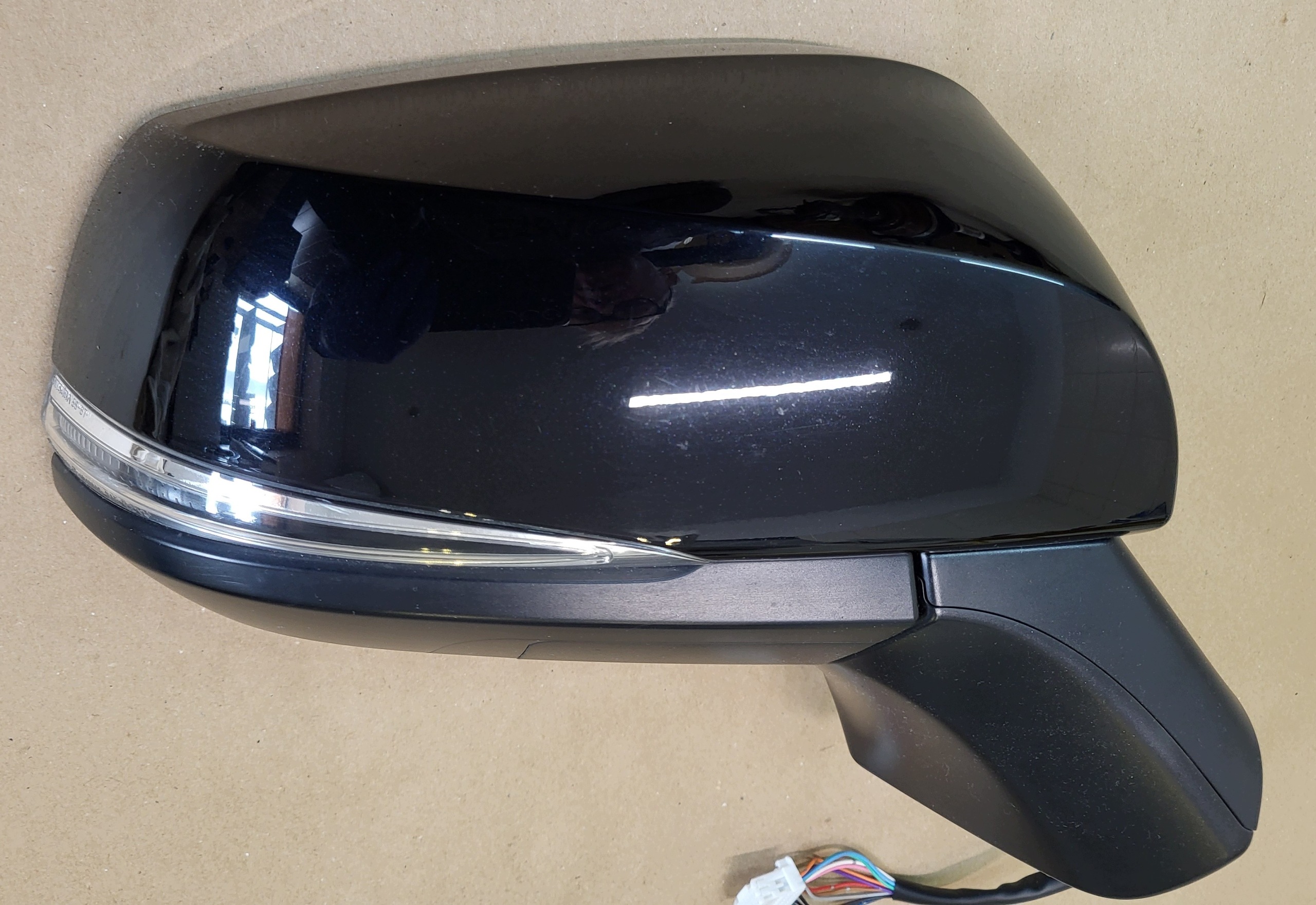 mirror complete exterior 12 PIN right black PERLA TOYOTA RAV4 V OE EU