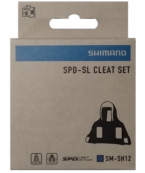 bloki do pedałów SPD SL SHIMANO sm-sh22 niebies 2° Kod producenta ISMSH12