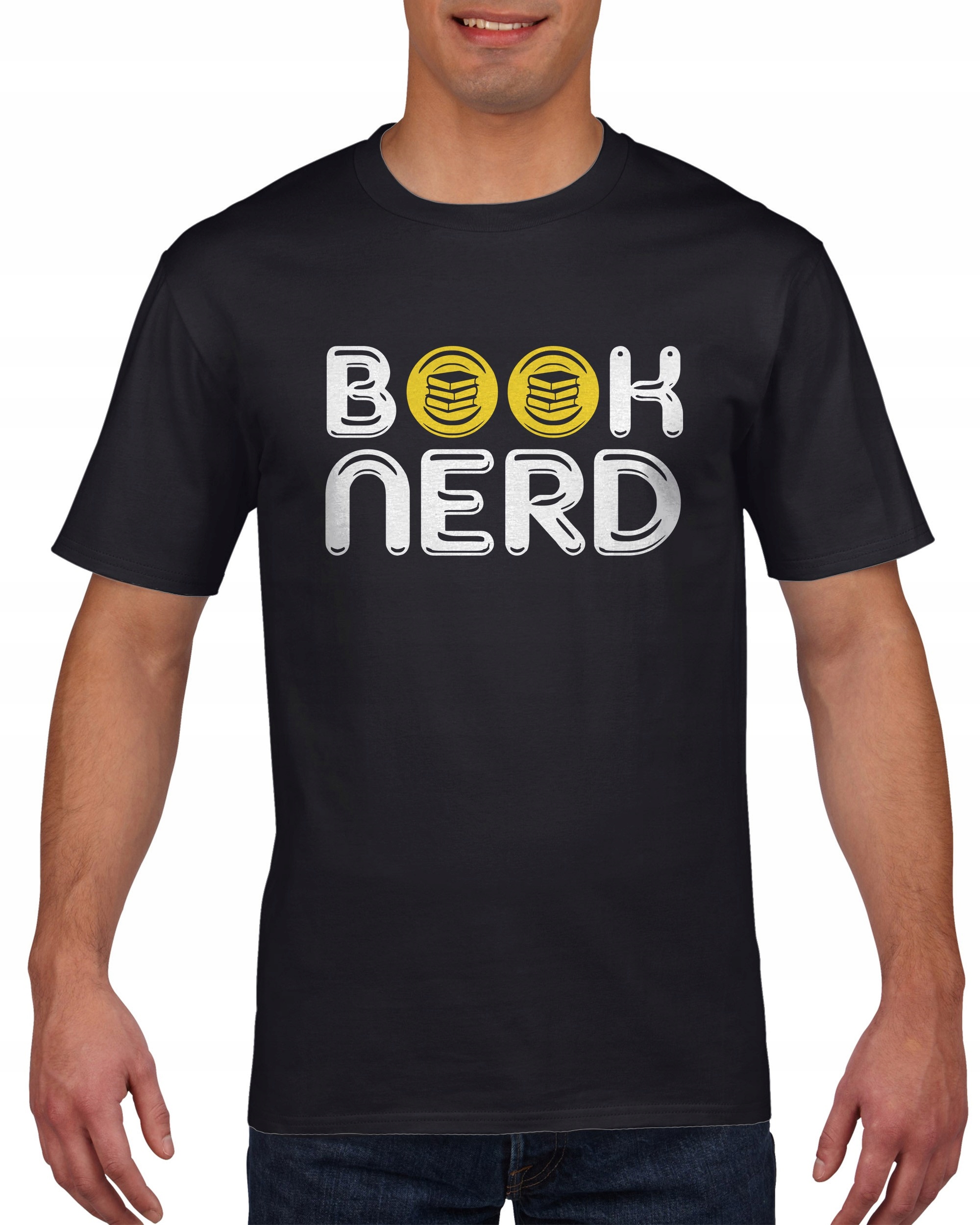 

Koszulka męska Book nerd Mól książkowy XXL