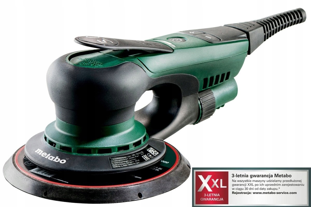 Excentrická brúska Sxe 150-5.0 Bl 615050000 Metabo