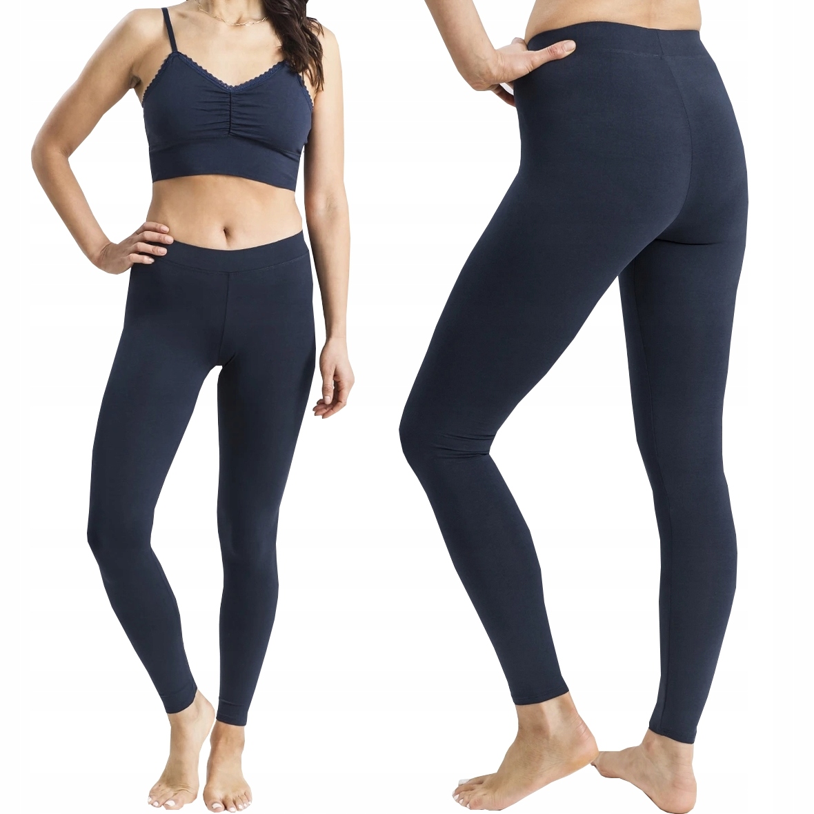 

Legginsy Bawełniane długie Damskie Getry 09g, XL