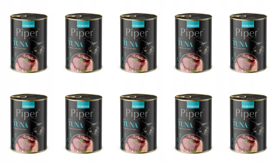 Krmivo Pro Kočky S Tuňákem 400 G Piper X10 Ks