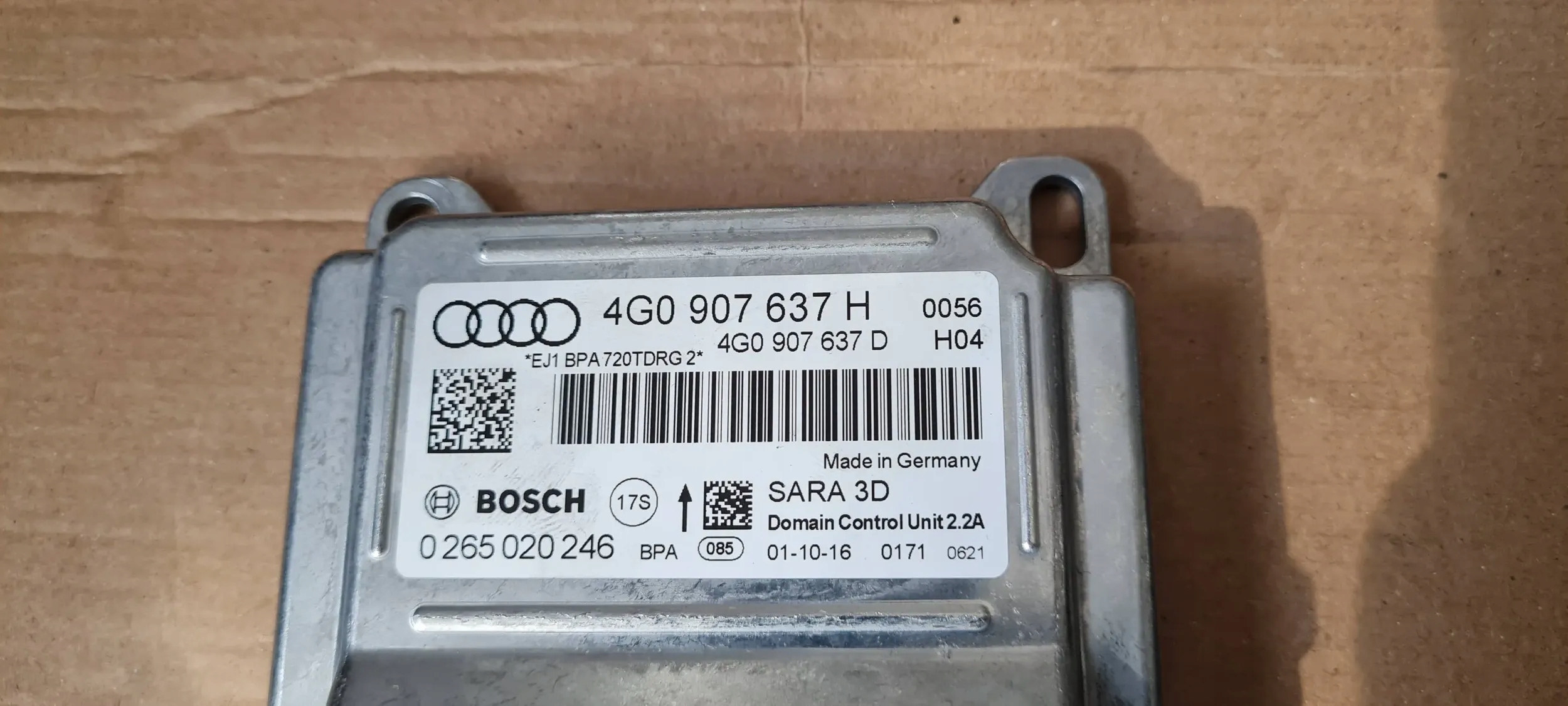 A6 C7 4G LIFT module control unit PRZYSPIESZENIA 4G0907637D A7 4G S7