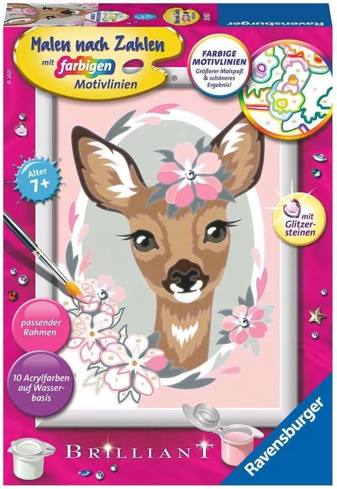 Kreativní sada Malování podle čísel Jelen Ravensburger