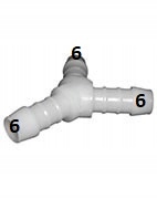 

Trójnik Y Pom plastikowy wąż 6 mm łącznik złączka