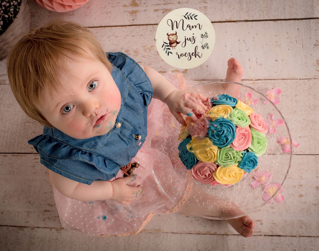 TABLICZKI KARTY DO ZDJĘĆ Z MIESIĄCAMI DREWNIANE FOTO SESJA PREZENT 14 SZT Kolor wielokolorowy