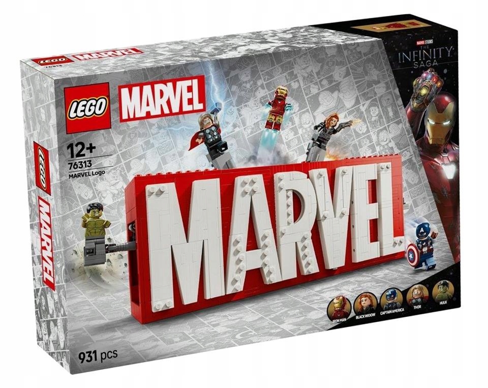 Lego (r) Hrdinové 76313 Logo Marvel S Minifigurkou.