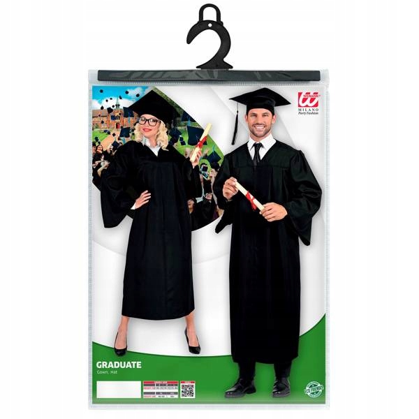 STRÓJ ABSOLWENTA CZARNY STUDENT/ STUDENTKA S/M Postać/temat inny