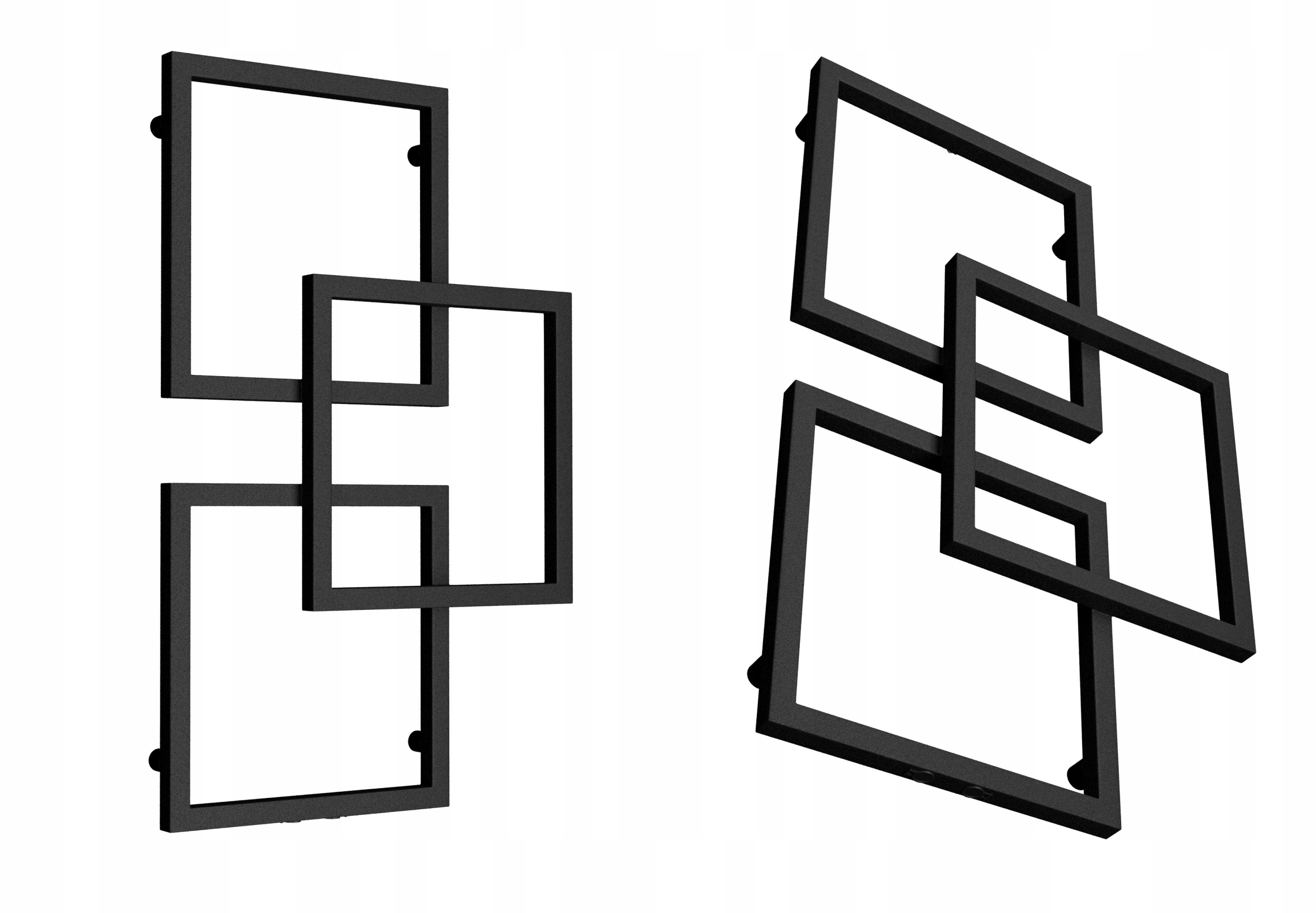 Dekoratívny Radiátor Pre C.o 1000/660 Čierny Strukt