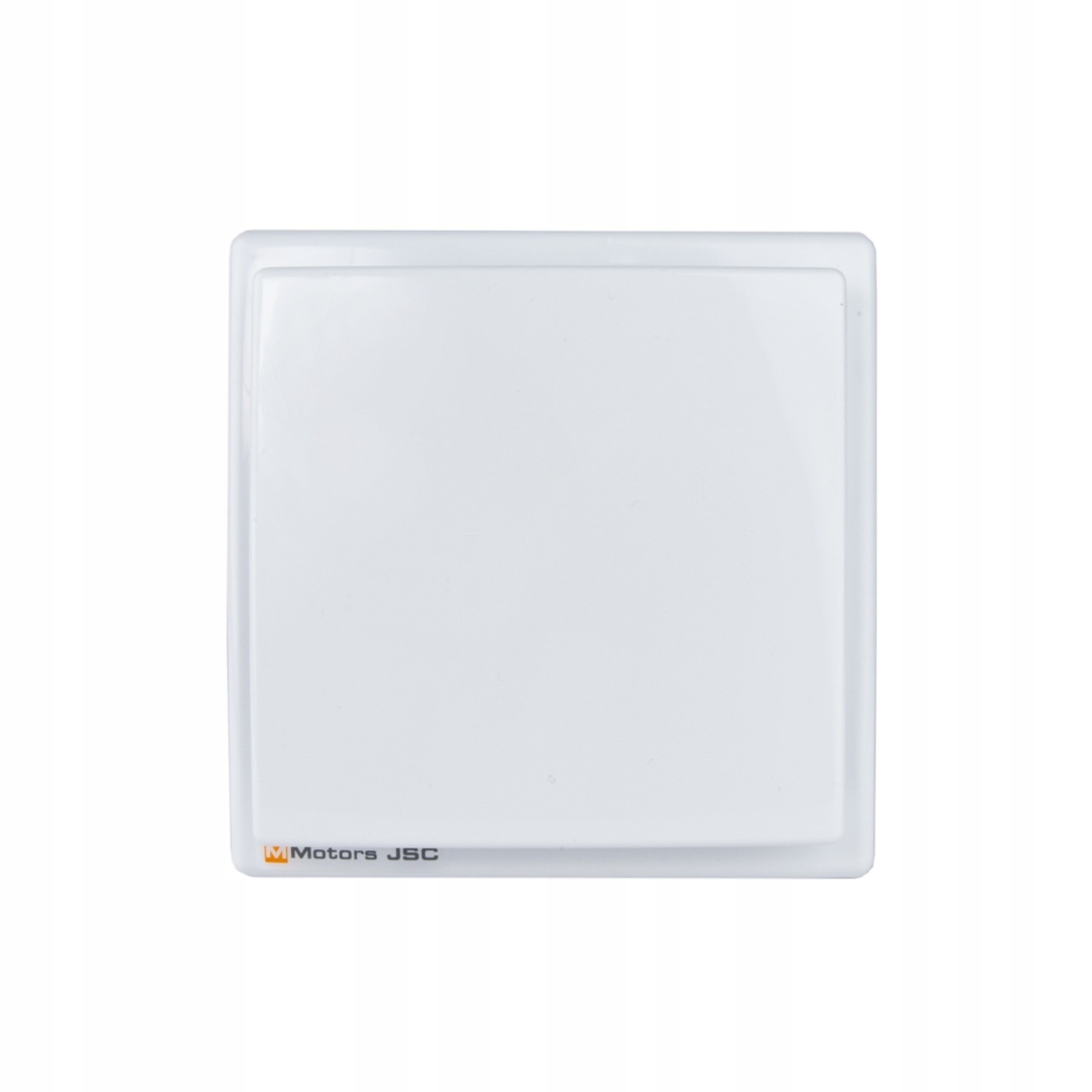 Koupelnový ventilátor řady Mm-ok. Bílý panel. Krátké hrdlo – 38 mm