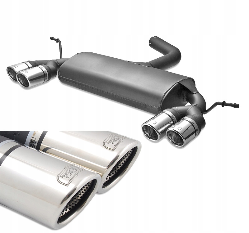 129-417/70RS (2) - Спортивний глушник VW VOLKSWAGEN Touran 2.0 TDI