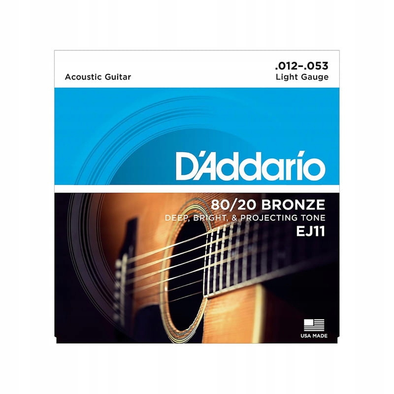 

Struny do gitary akustycznej D'Addario 12-63 EJ11