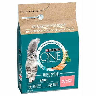Purina One Adult suché krmivo s lososem 2,8 kg
