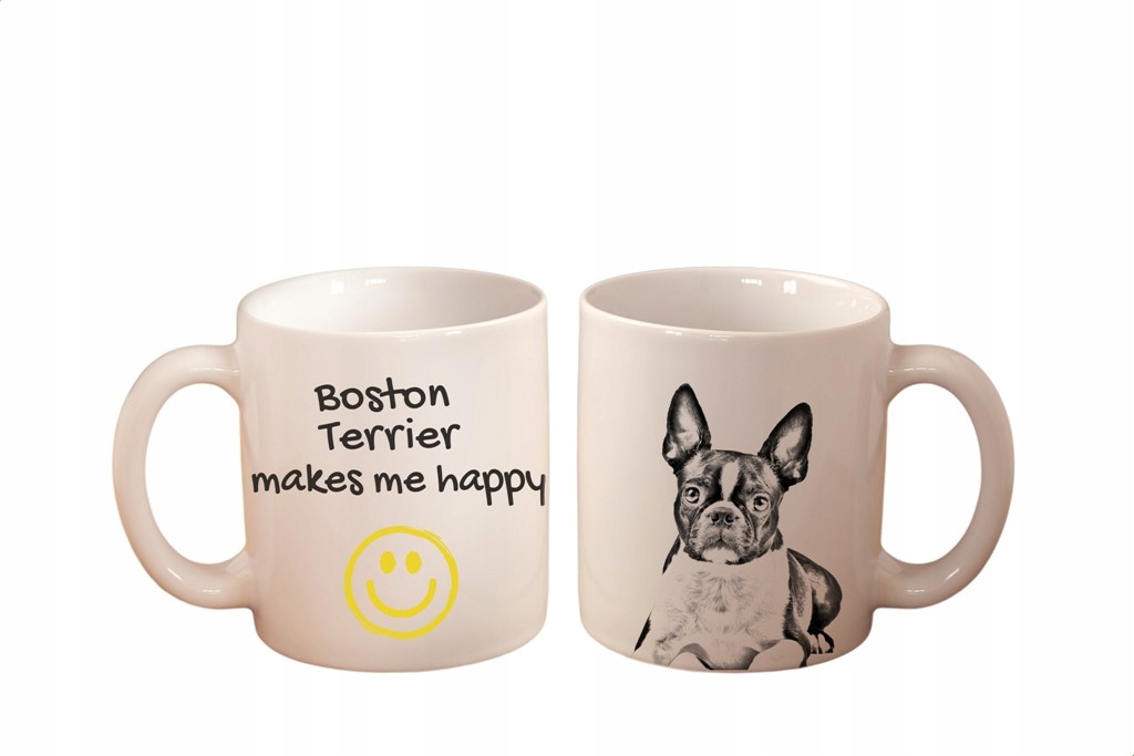 

Boston Terrier Kubek ceramiczny z nadrukiem