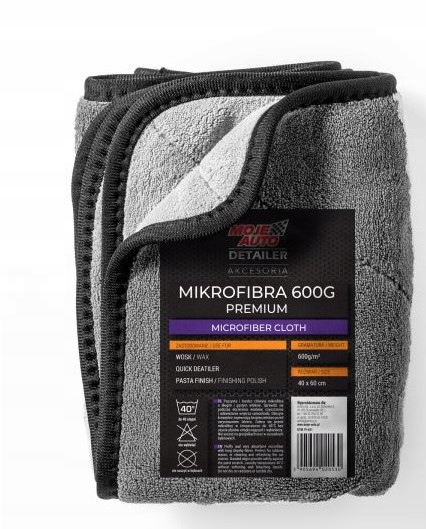 

Moje Auto Detailer Mikrofibra Premium 600G 60X40CM