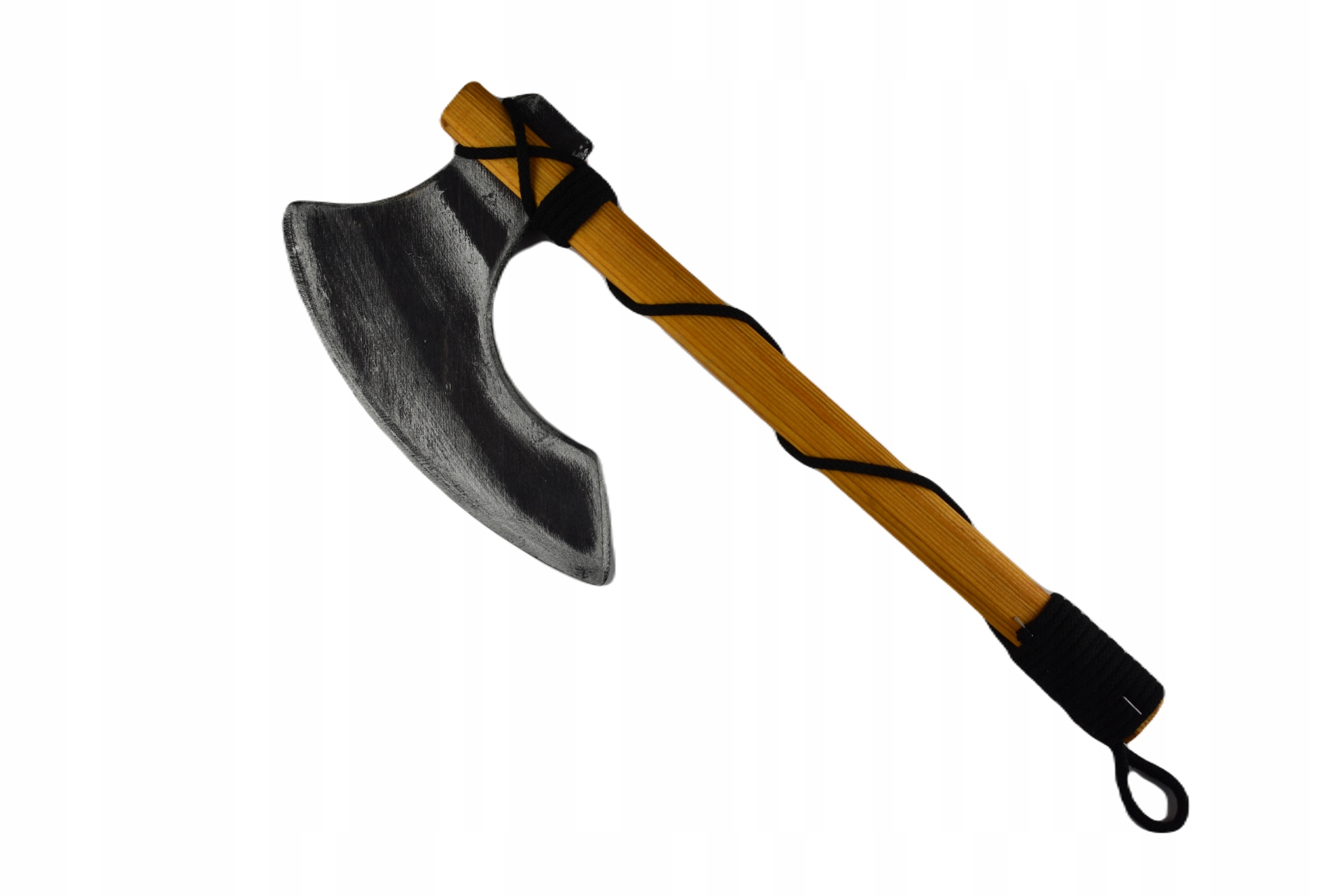 TOPÓR DREWNIANY 42CM WIKING STRÓJ RYCERZ WOJOWNIK TOPOREK Z DREWNA